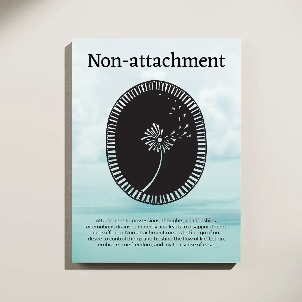 Non Attachment Art Print