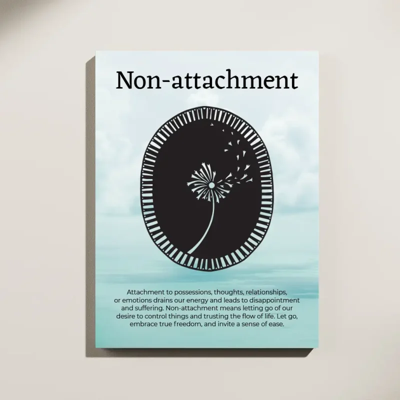 Non Attachment Art Print