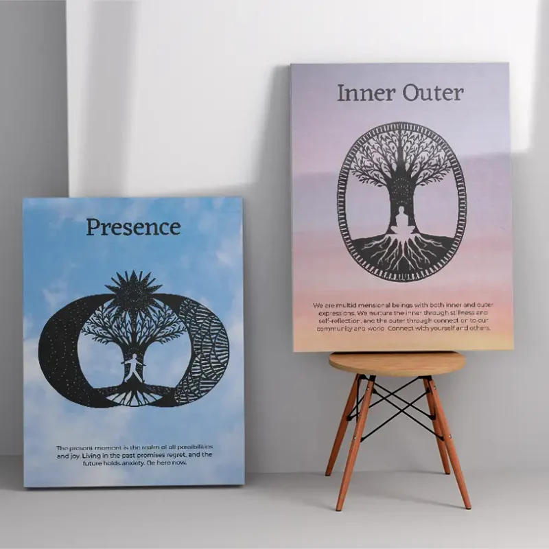 Presence Inner Outer Canvas Mockup